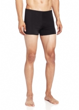 Mens Solid Square Leg Swim